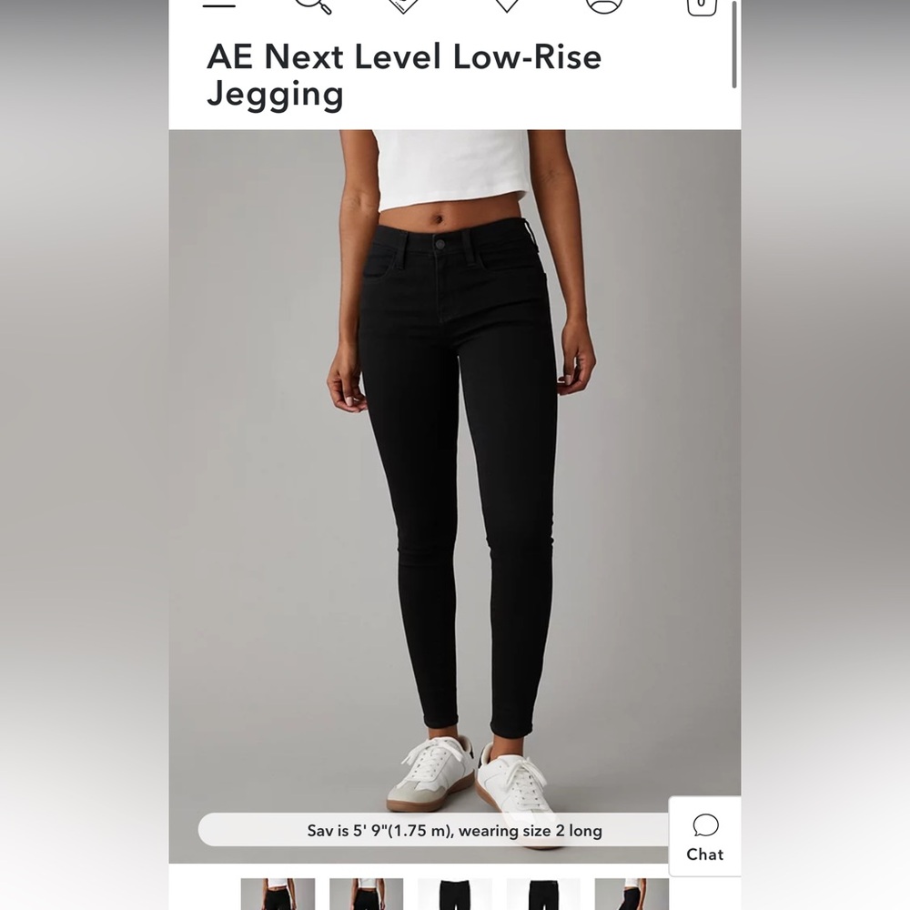 AE American Eagle Next Level Low-Rise Jegging